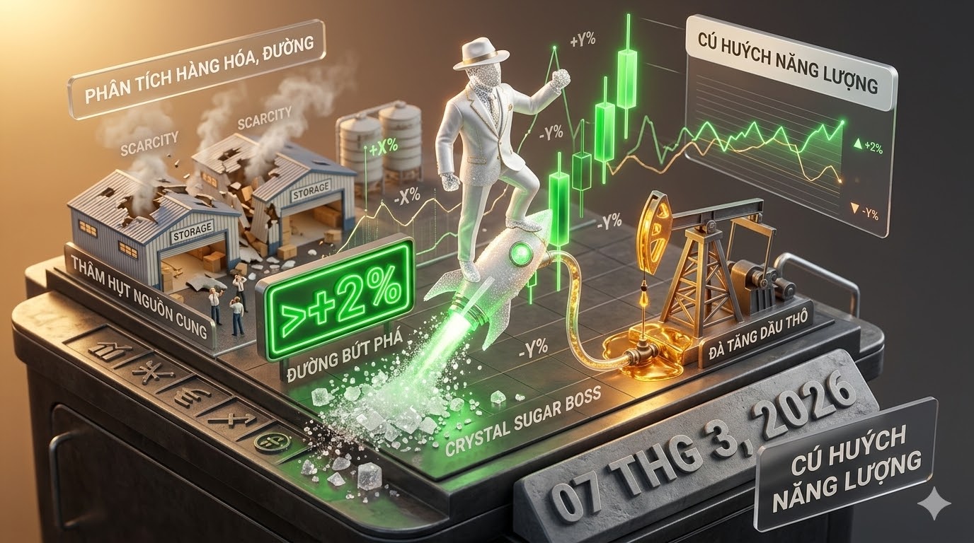 Giá đường bứt phá hơn 2% nhờ lực kéo từ dầu thô và rủi ro thâm hụt nguồn cung toàn cầu